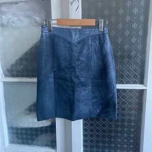 Source Unknown Stylish Blue Mini Skirt